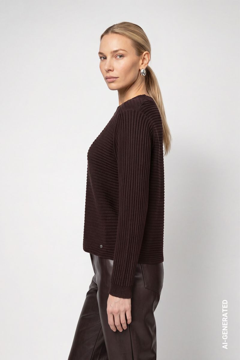 Basic Strickpullover