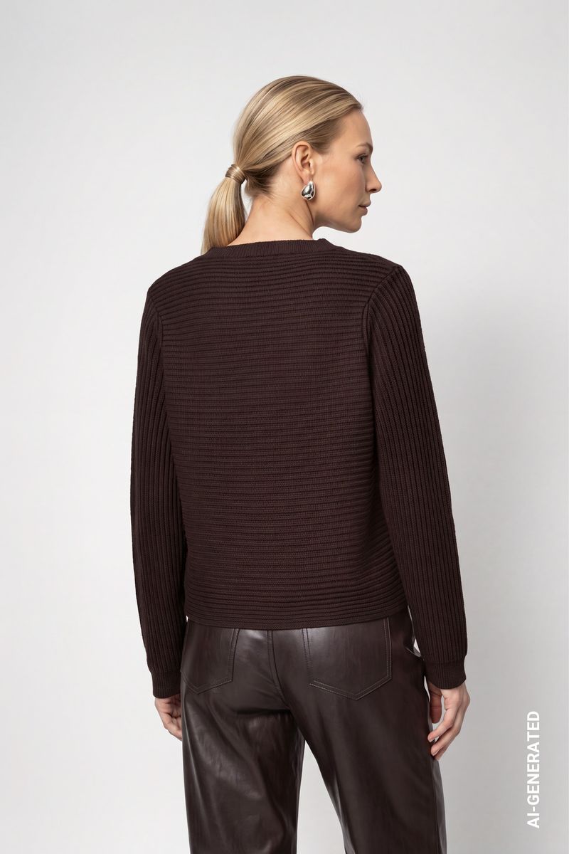 Basic Strickpullover