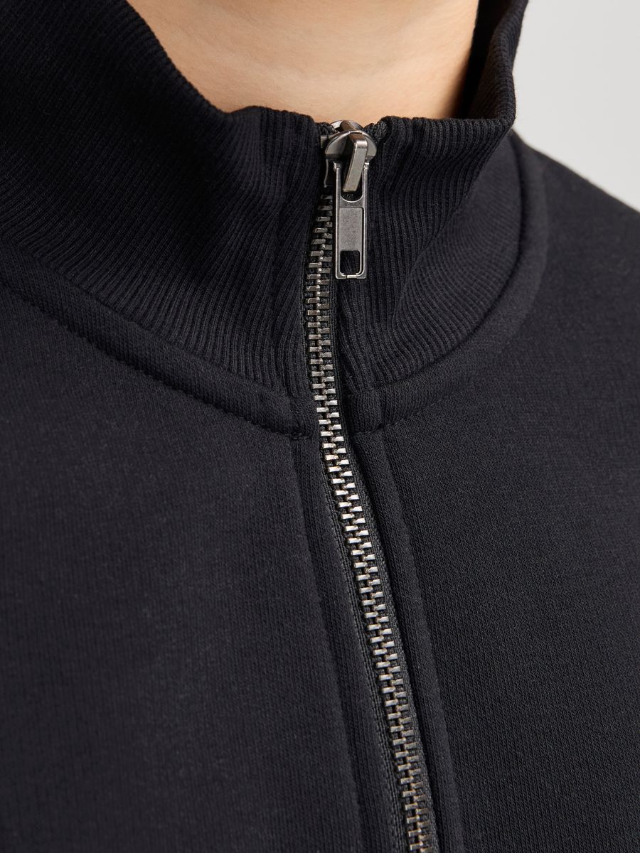 JJEBRADLEY SWEAT HALF ZIP NOOS JNR