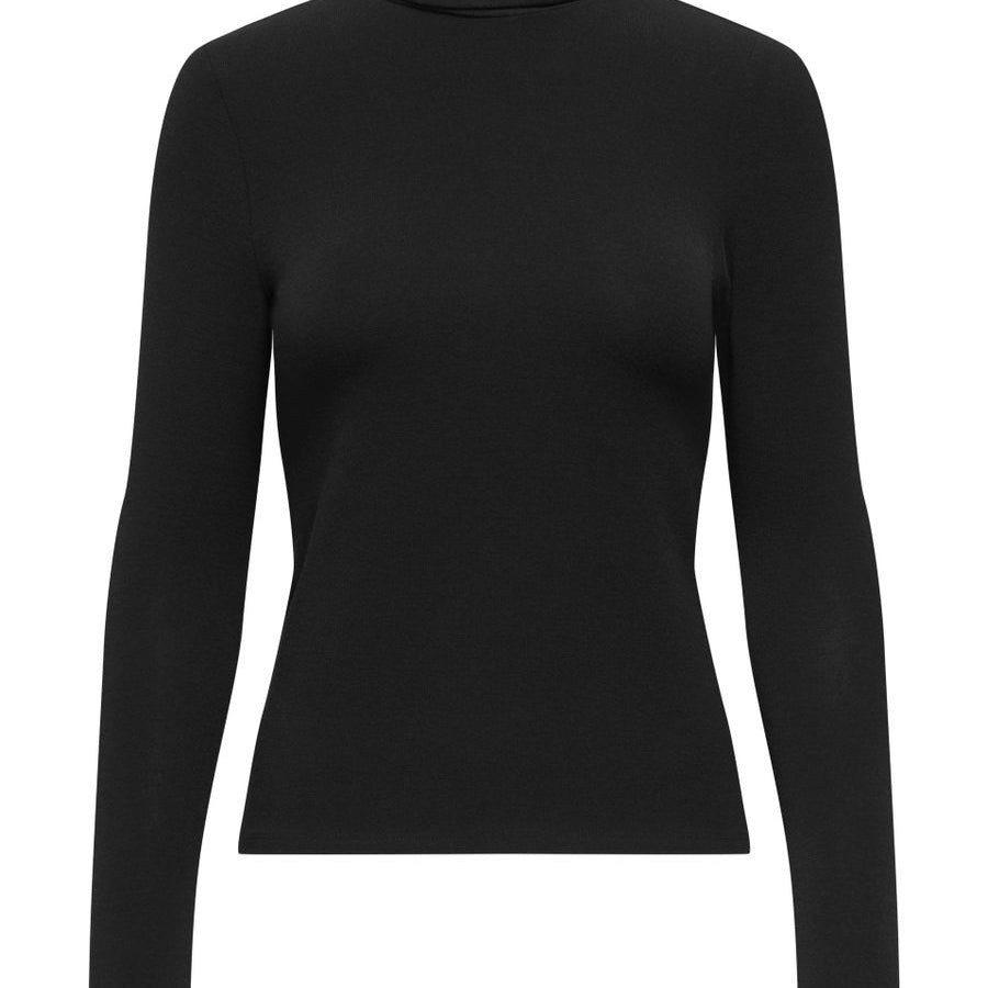 ONLGLAMOUR L/S ROLL-NECK TOP JRS NOOS