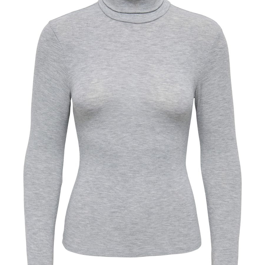 ONLGLAMOUR L/S ROLL-NECK TOP JRS NOOS