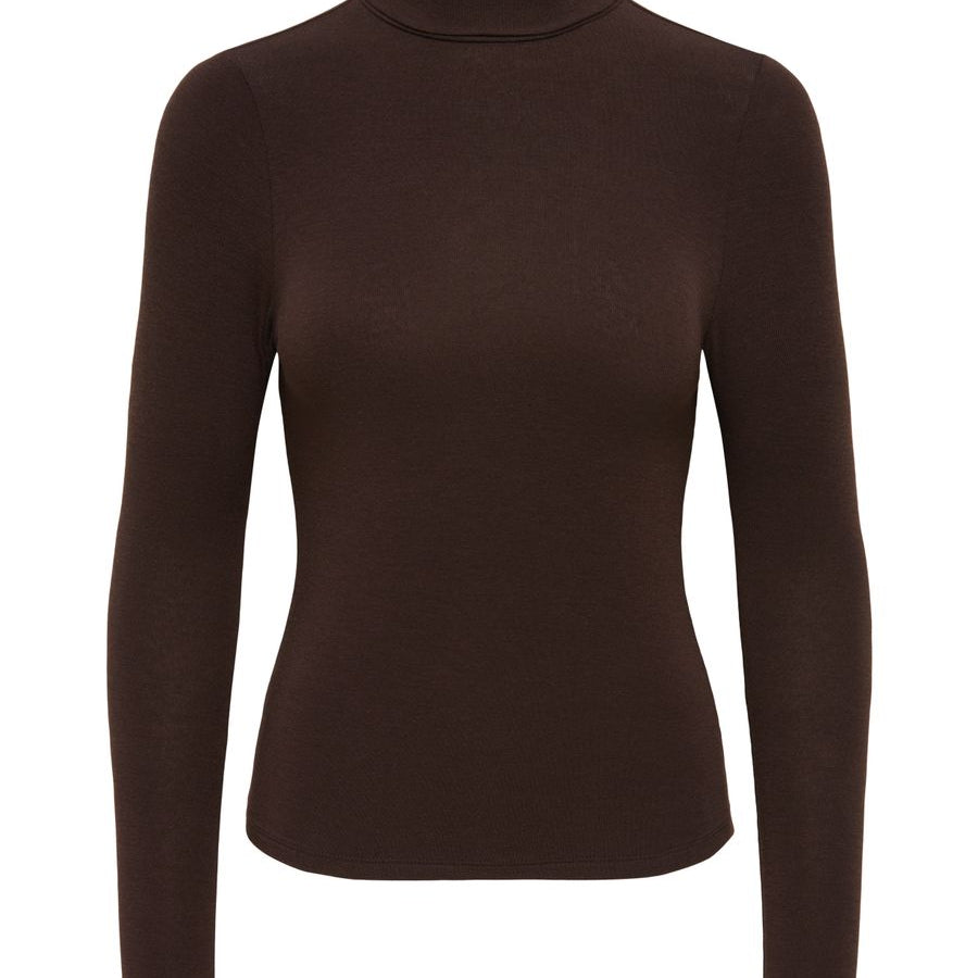ONLGLAMOUR L/S ROLL-NECK TOP JRS NOOS