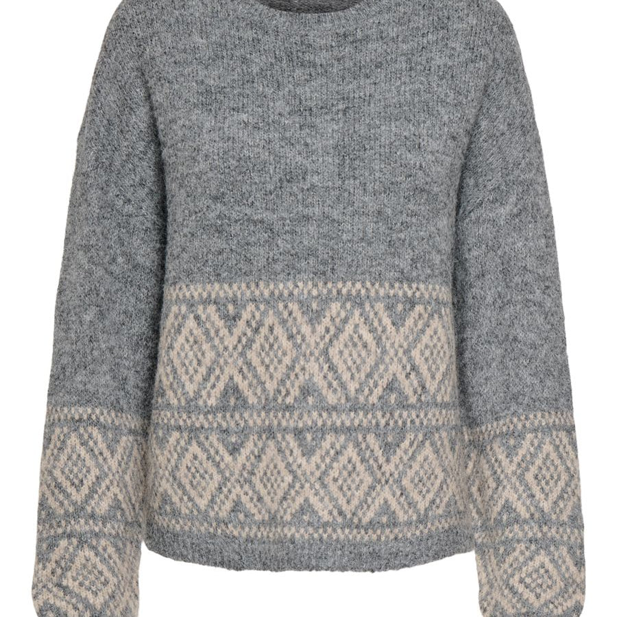 JDYDINA L/S ON FAROE ISLAND PULLOVE KNT