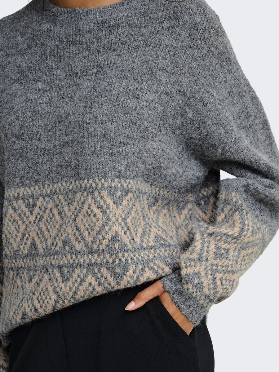 JDYDINA L/S ON FAROE ISLAND PULLOVE KNT