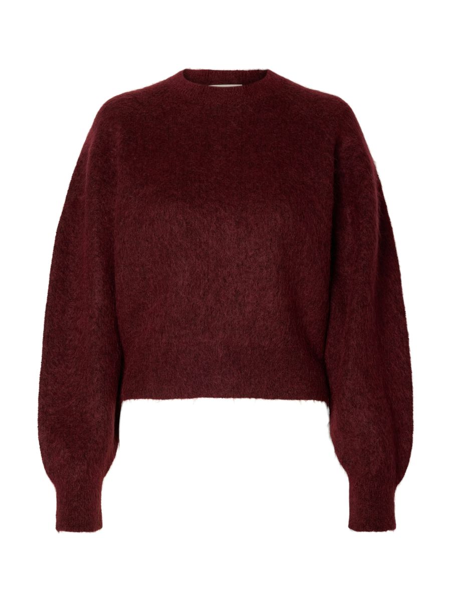 SLWMIRA LS KNIT SHORT O-NECK NOOS
