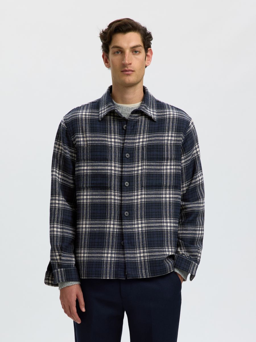 SLMOLE-PABLO WOOL BLEND OVERSHIRT NOOS