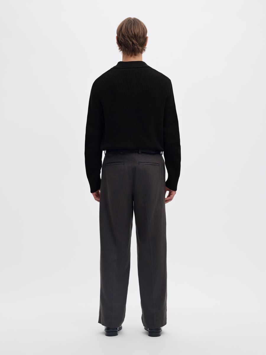 SLMPIM LS KNIT POLO CAMP