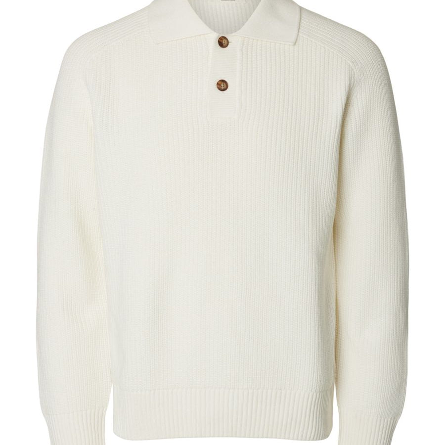SLMPIM LS KNIT POLO CAMP