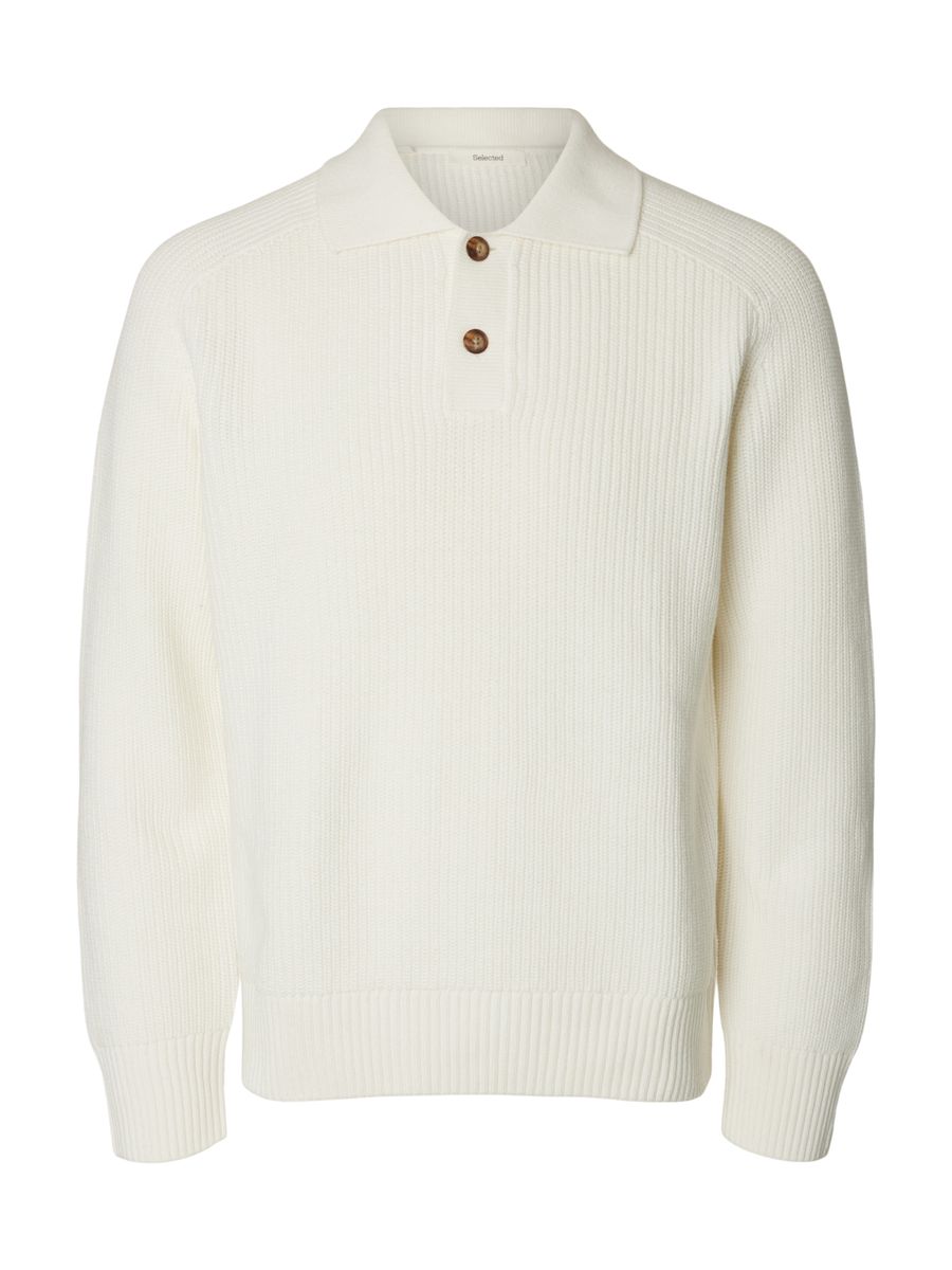 SLMPIM LS KNIT POLO CAMP