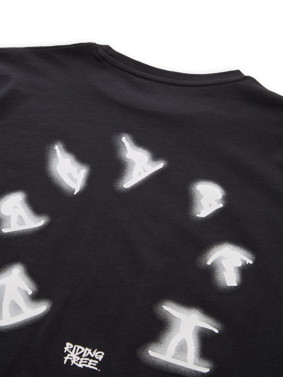 Langarmshirt mit Rückenprint