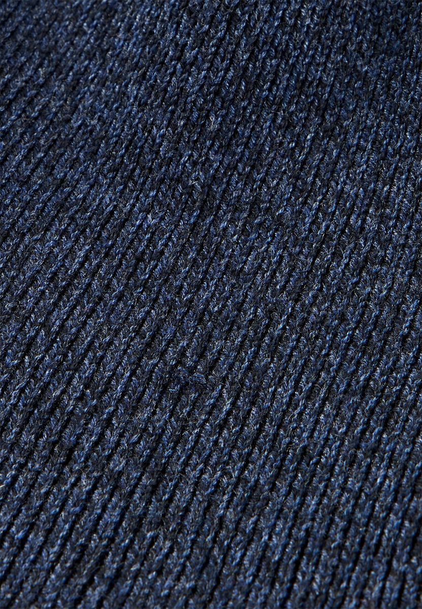 Strickmütze mit Umschlag