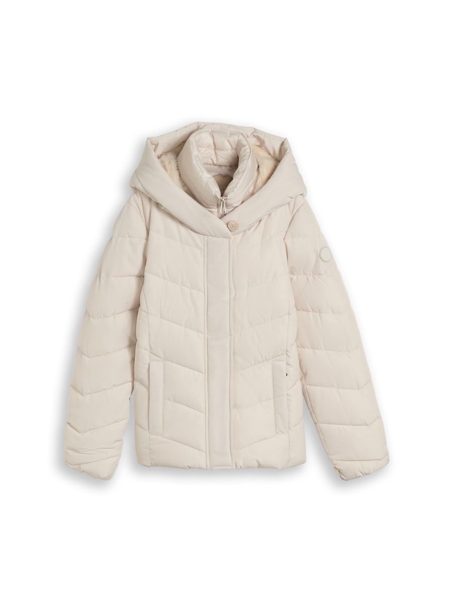 2-in-1 Puffer-Jacke mit abnehmbarem Einsatz