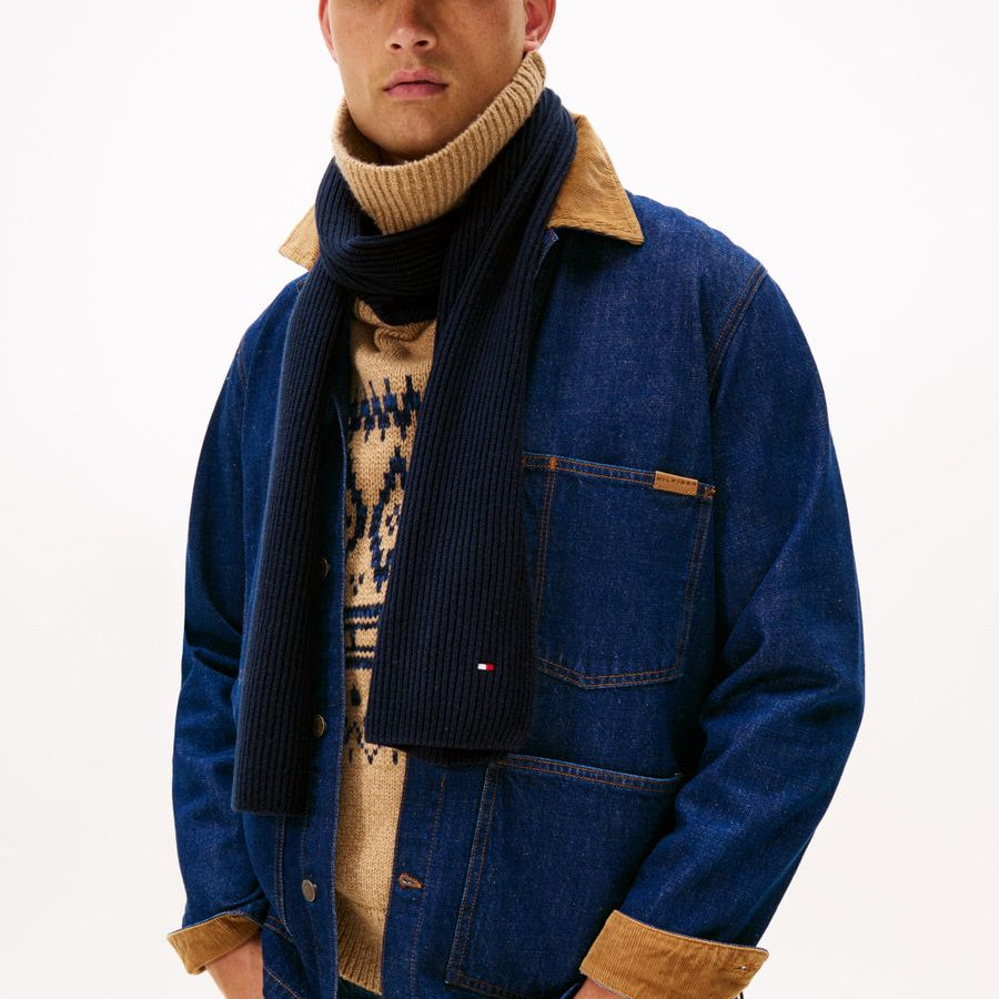 TH FLAG PIMA COTTON CASH SCARF