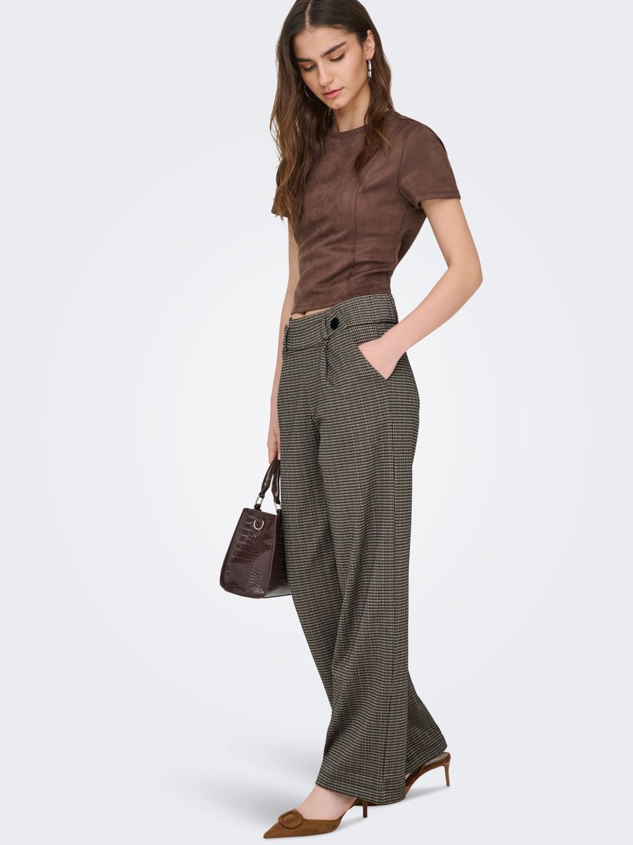 JDYGEGGO MIA LONG CHECK PANT JRS NO