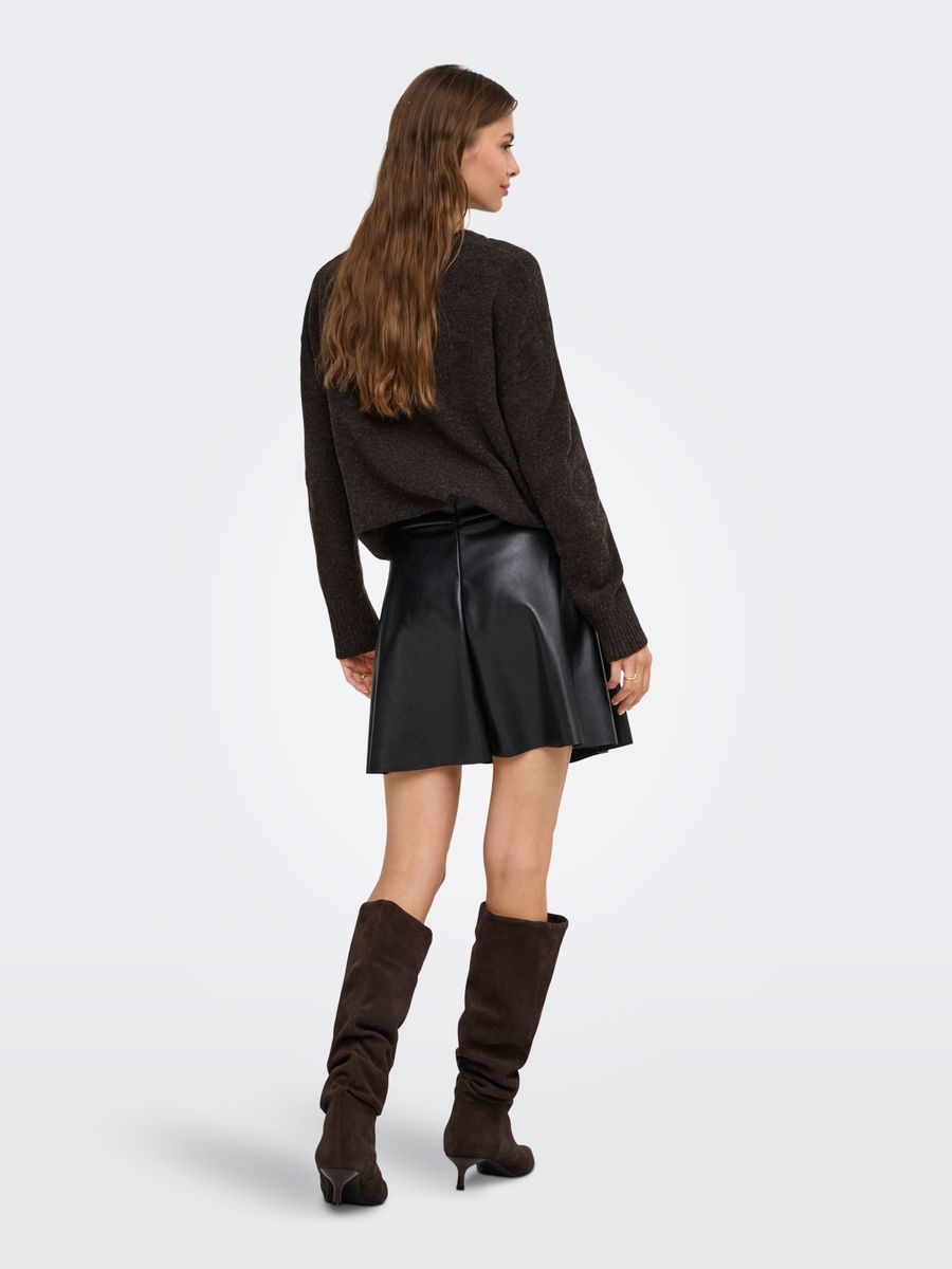 ONLNEW LUNA FAUX LEATHER A SKIRT OTW