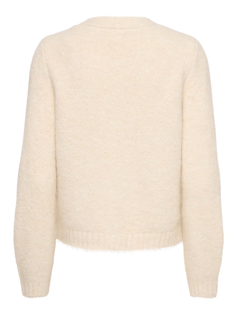 ONLZAGGIE LS BUTTON V-NECK CARDI KNT