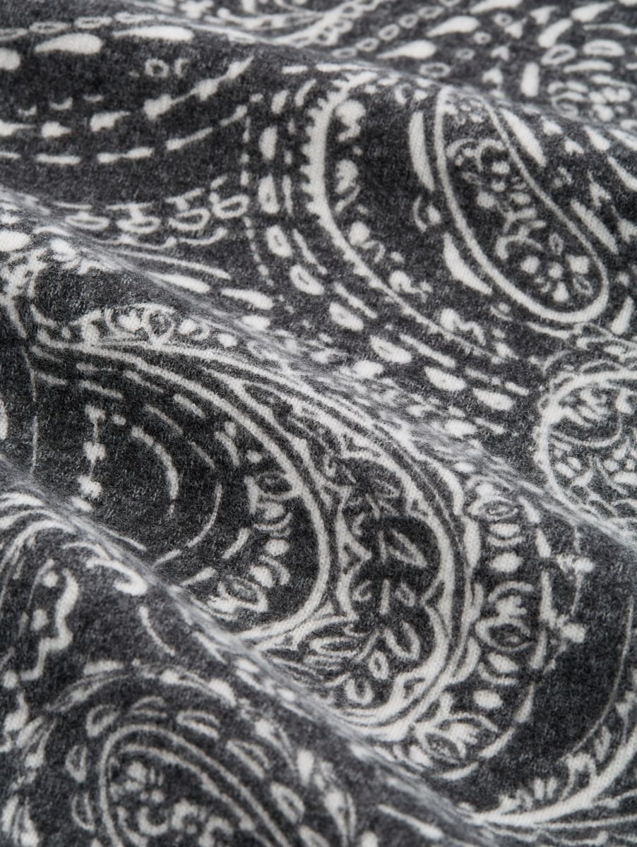 Cosy Langarmshirt mit Muster
