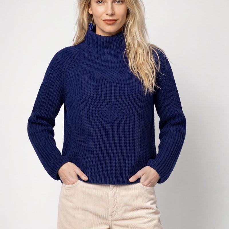 Strickpullover aus Chenillegarn