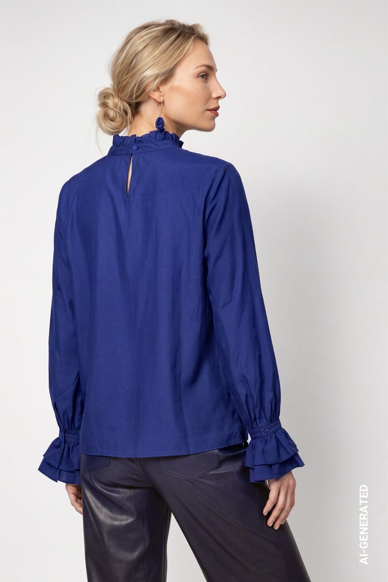 Bluse mit Rüschendetails