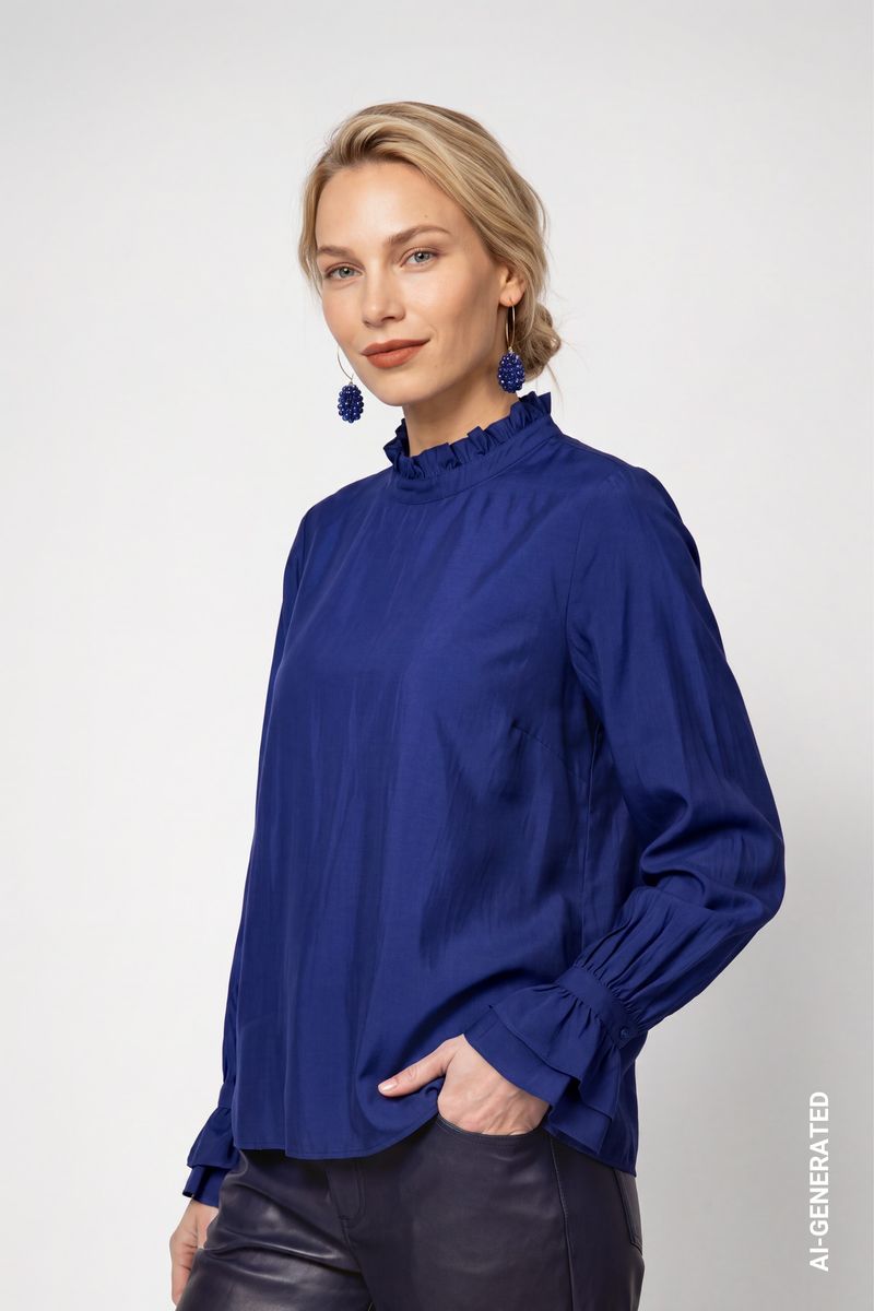 Bluse mit Rüschendetails