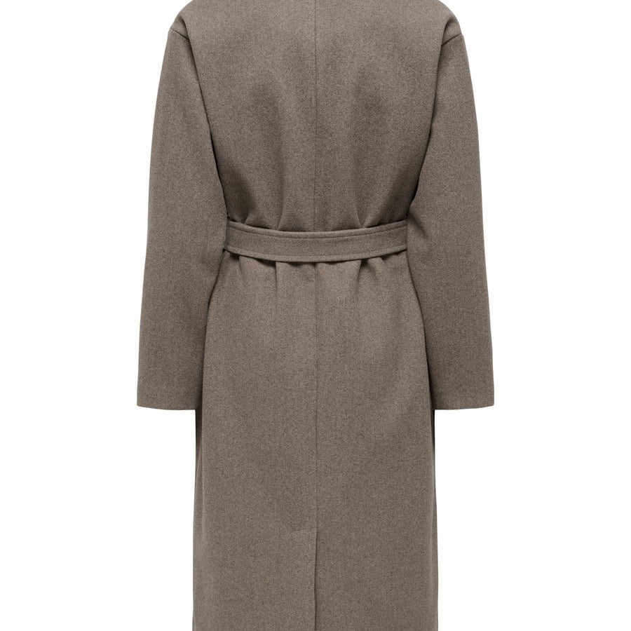 JDYVEGA LONG BELT COAT OTW HAB