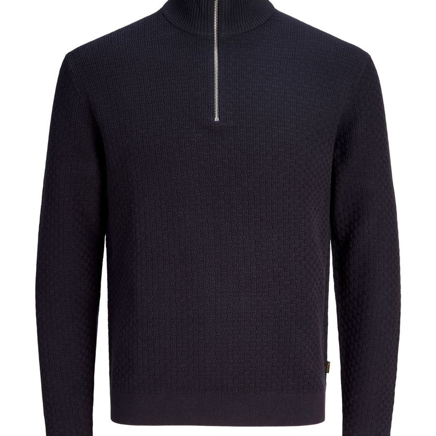 JPRBLUSTANLEY KNIT HALF ZIP BF