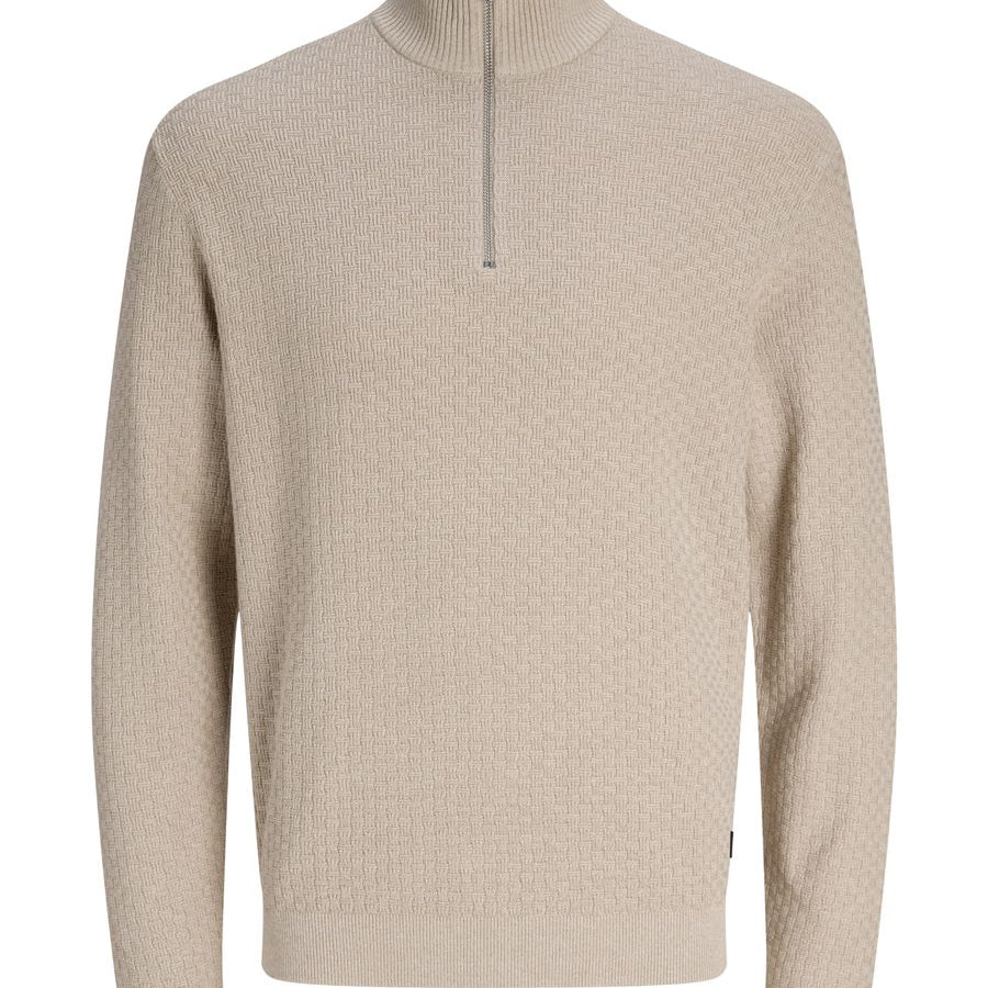 JPRBLUSTANLEY KNIT HALF ZIP BF