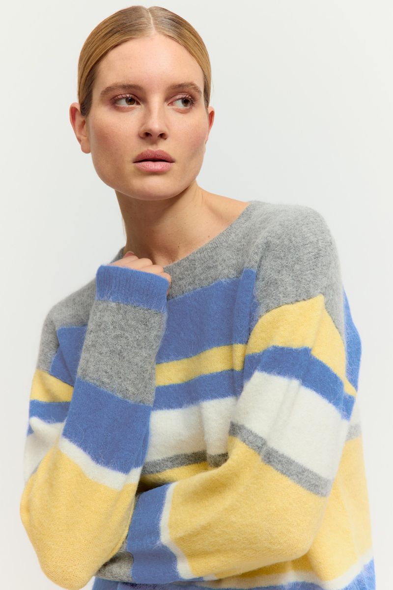 Multicolor striped Pullover