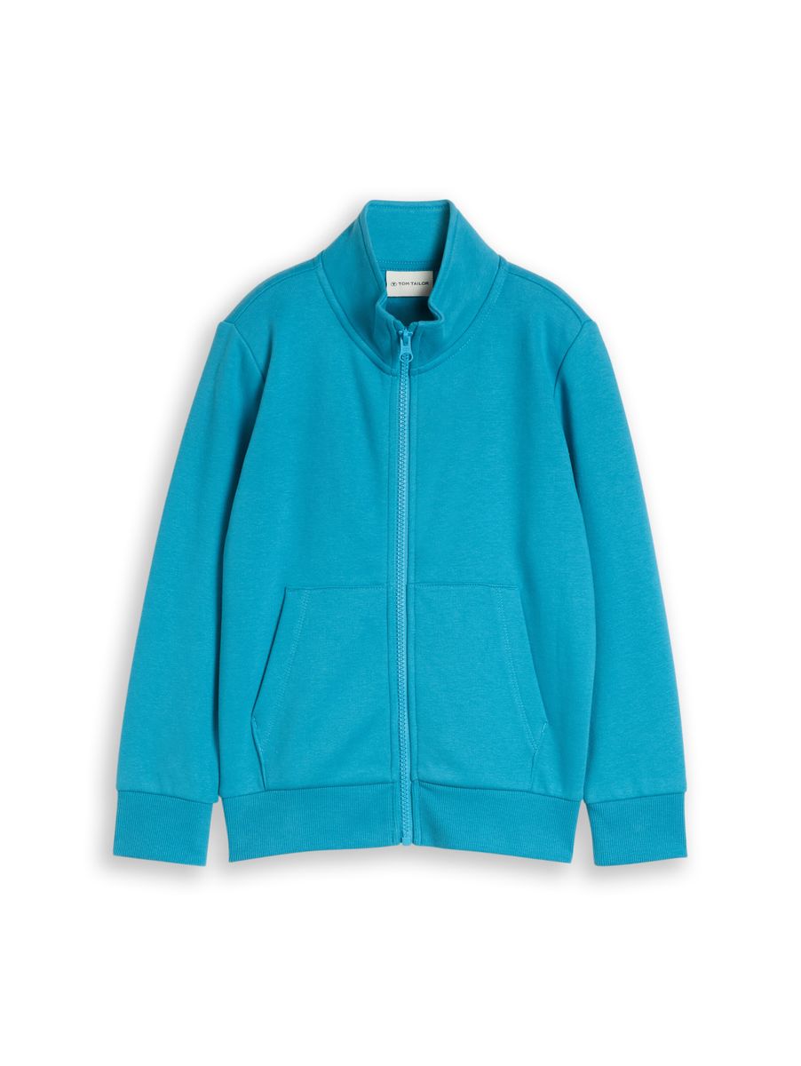 Sweatjacke mit Stehkragen