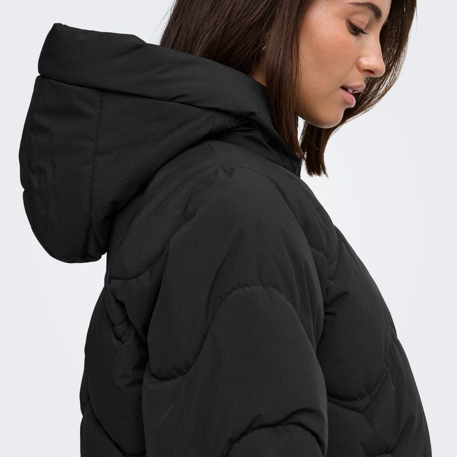 JDYPOWER SHORT HOOD PUFFER OTW HAB