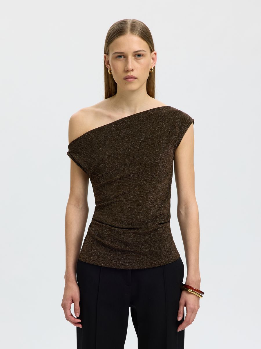SLWNORI FITTED ASYMMETRIC TOP