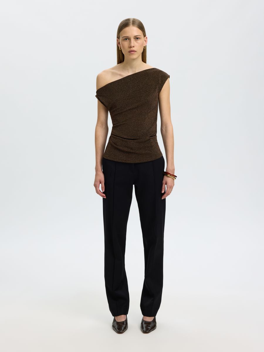 SLWNORI FITTED ASYMMETRIC TOP