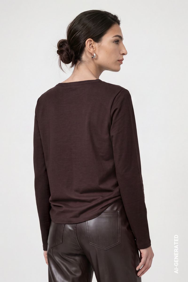 Langarmshirt mit Schmuckdetails