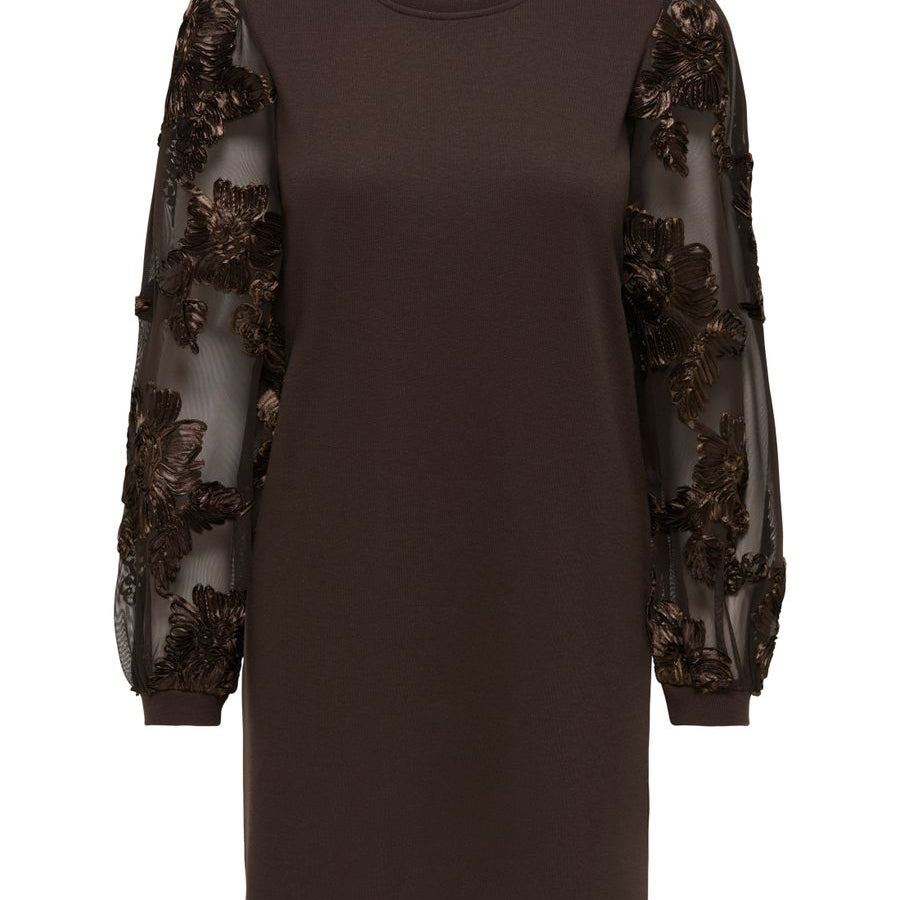 JDYFAIRVIEW LIFE L/S SWEAT DRESS JRS