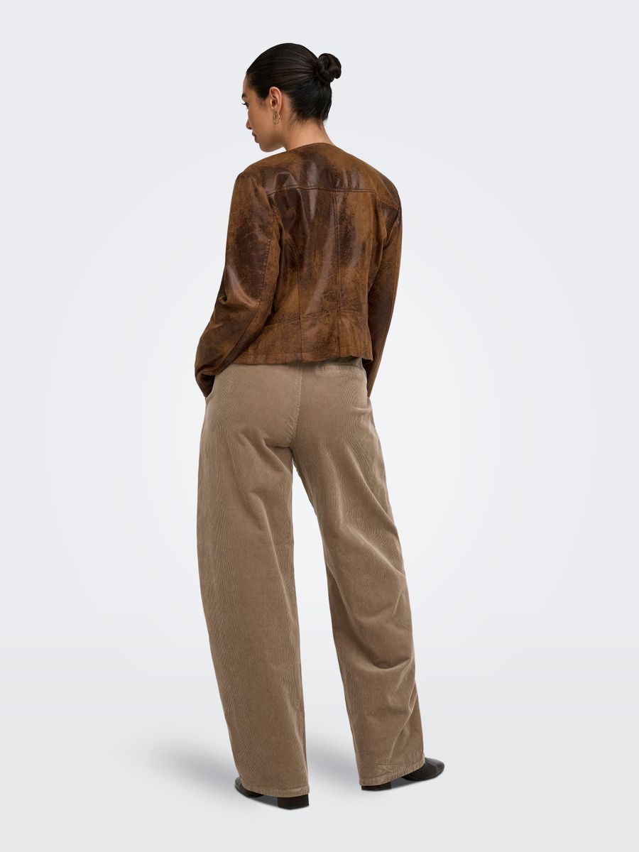 ONLCLAIR-FLORA MW CORD BARREL PANT PNT