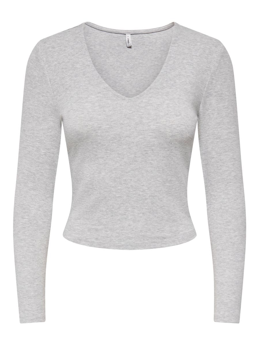 ONLRILEY L/S V-NECK TOP JRS