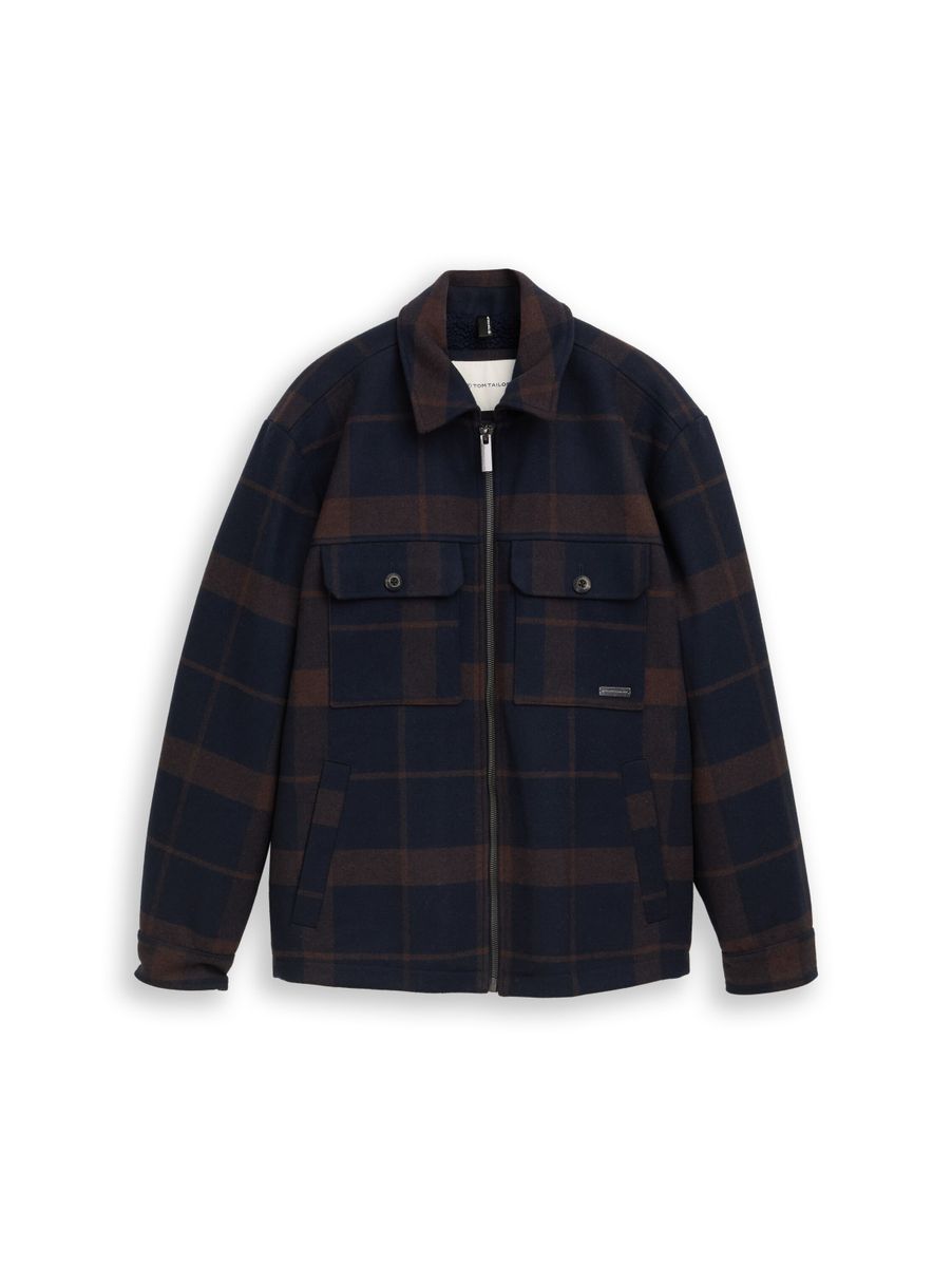 Overshirt mit Wollanteil