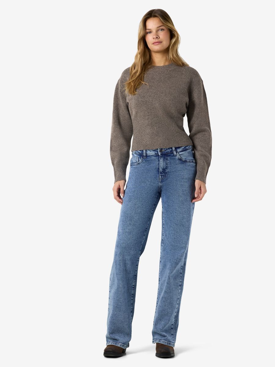 NMSLOAN L/S O-NECK KNIT NOOS