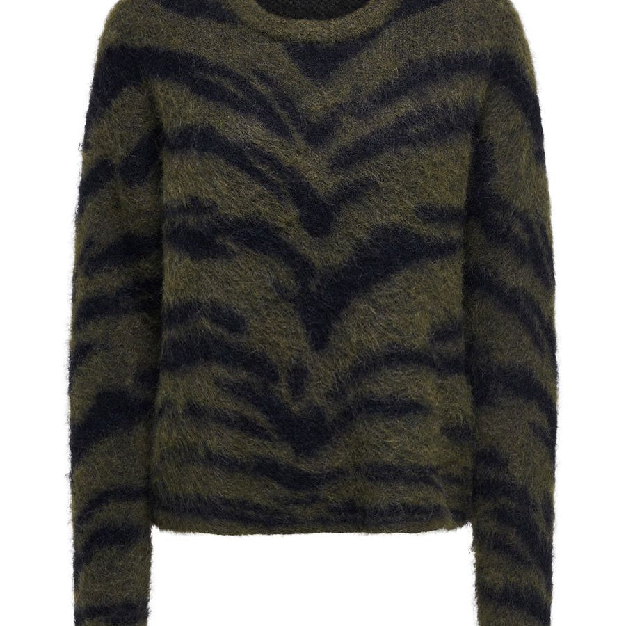 JDYCECILIE L/S ON ANIMAL PULLOVER KNT