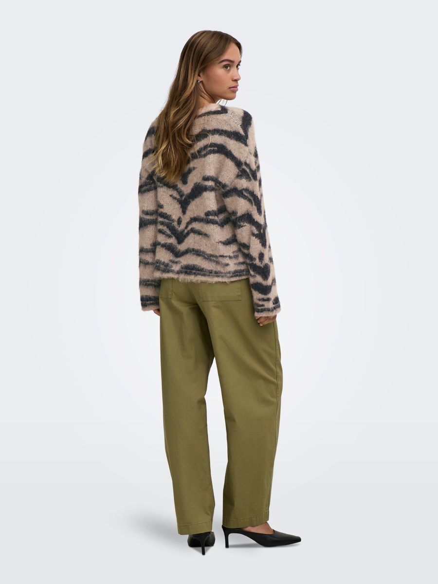 JDYCECILIE L/S ON ANIMAL PULLOVER KNT