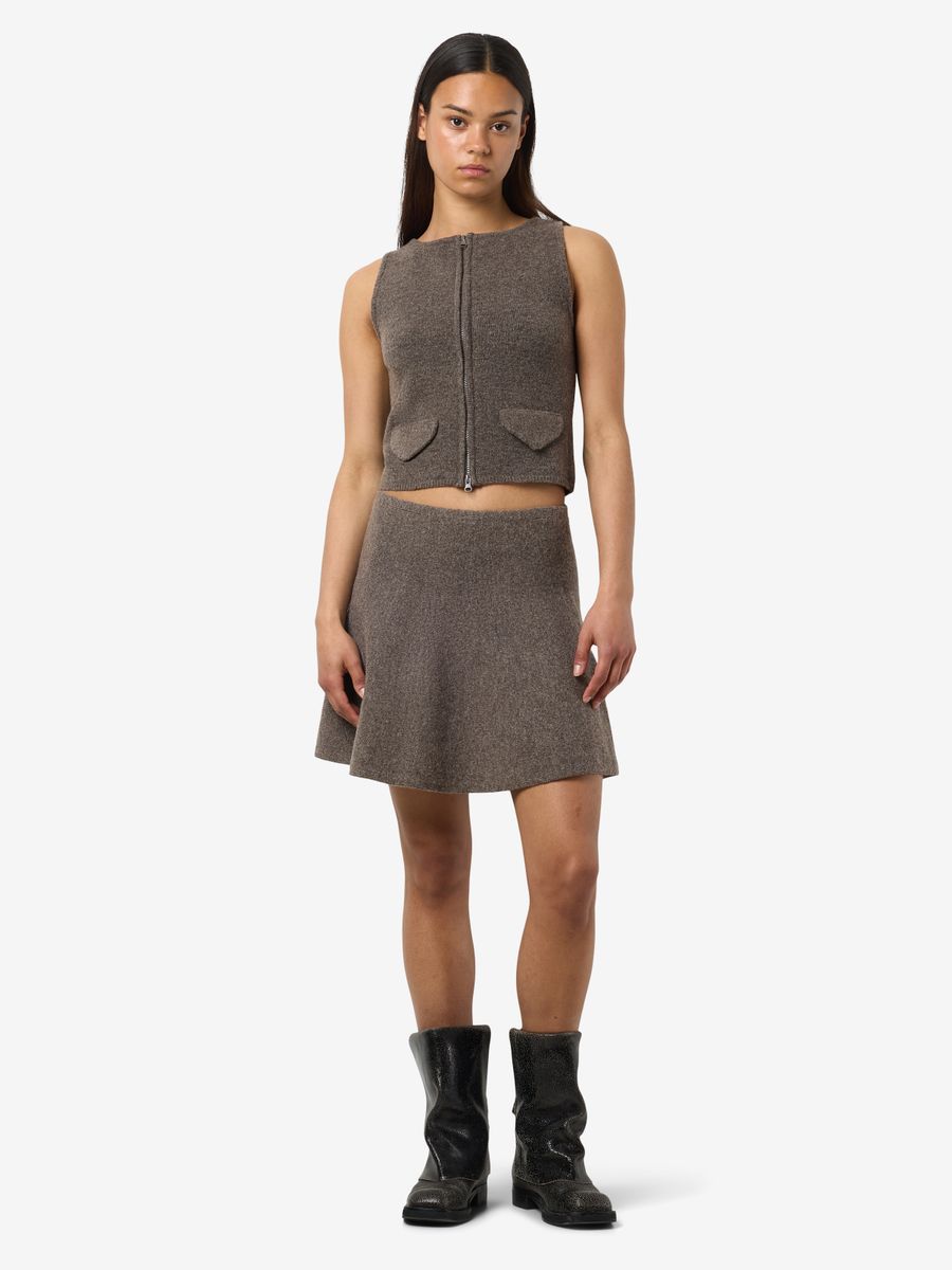 NMSLOAN NW SHORT KNIT SKIRT NOOS