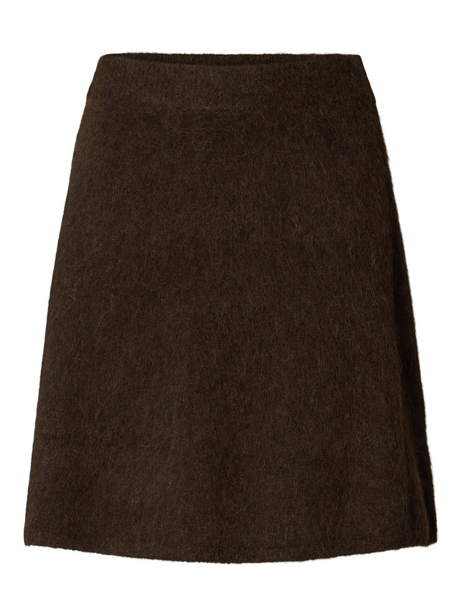 SLWLULU BRUSHED HW KNIT SKIRT NOOS