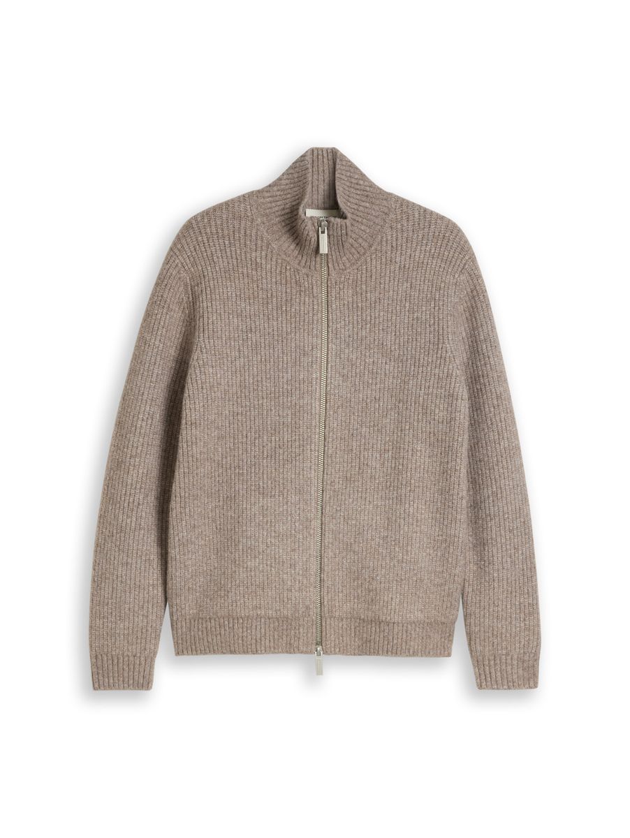 Strickjacke mit Wollanteil