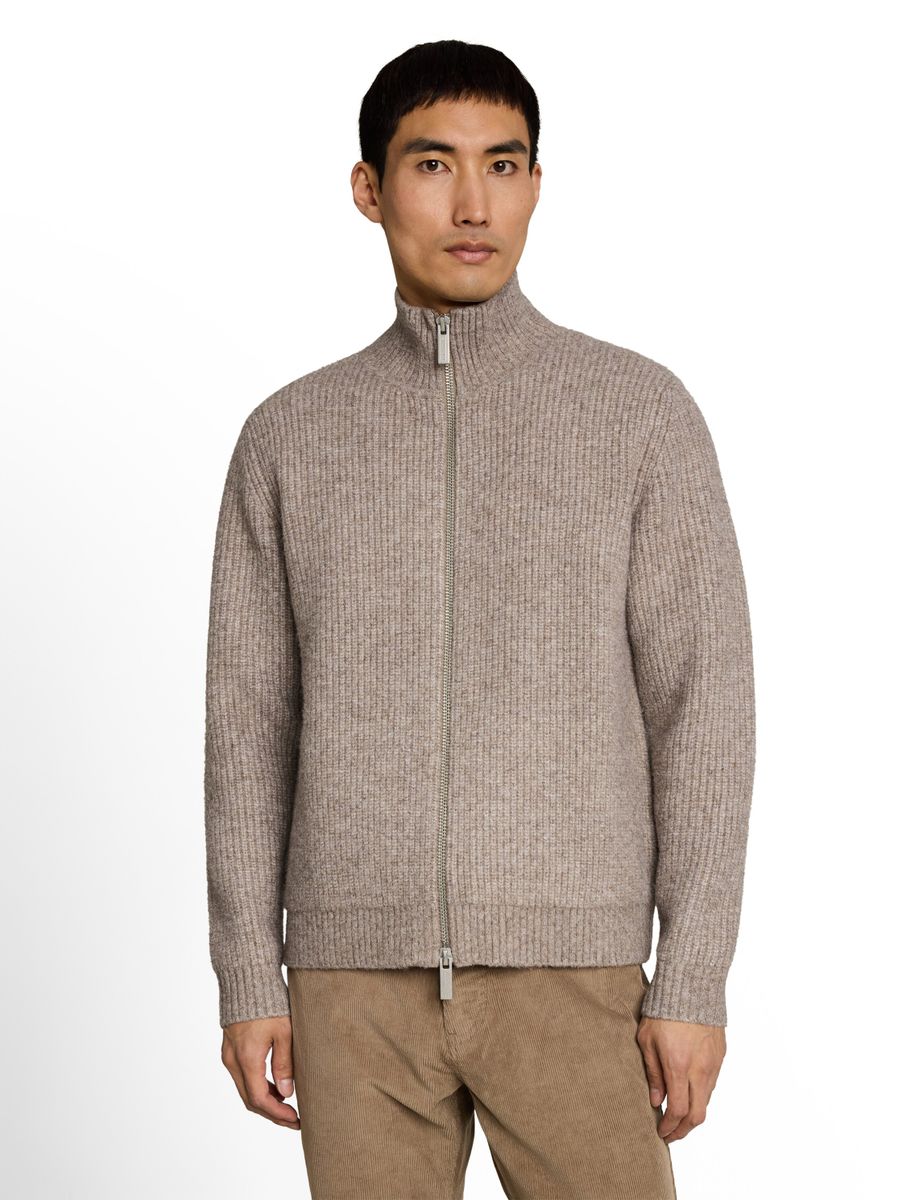 Strickjacke mit Wollanteil