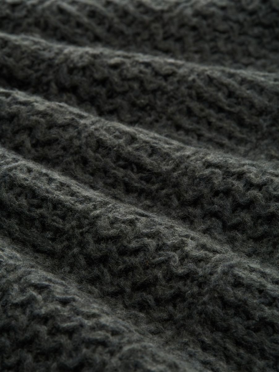 Strickpullover mit Wollanteil
