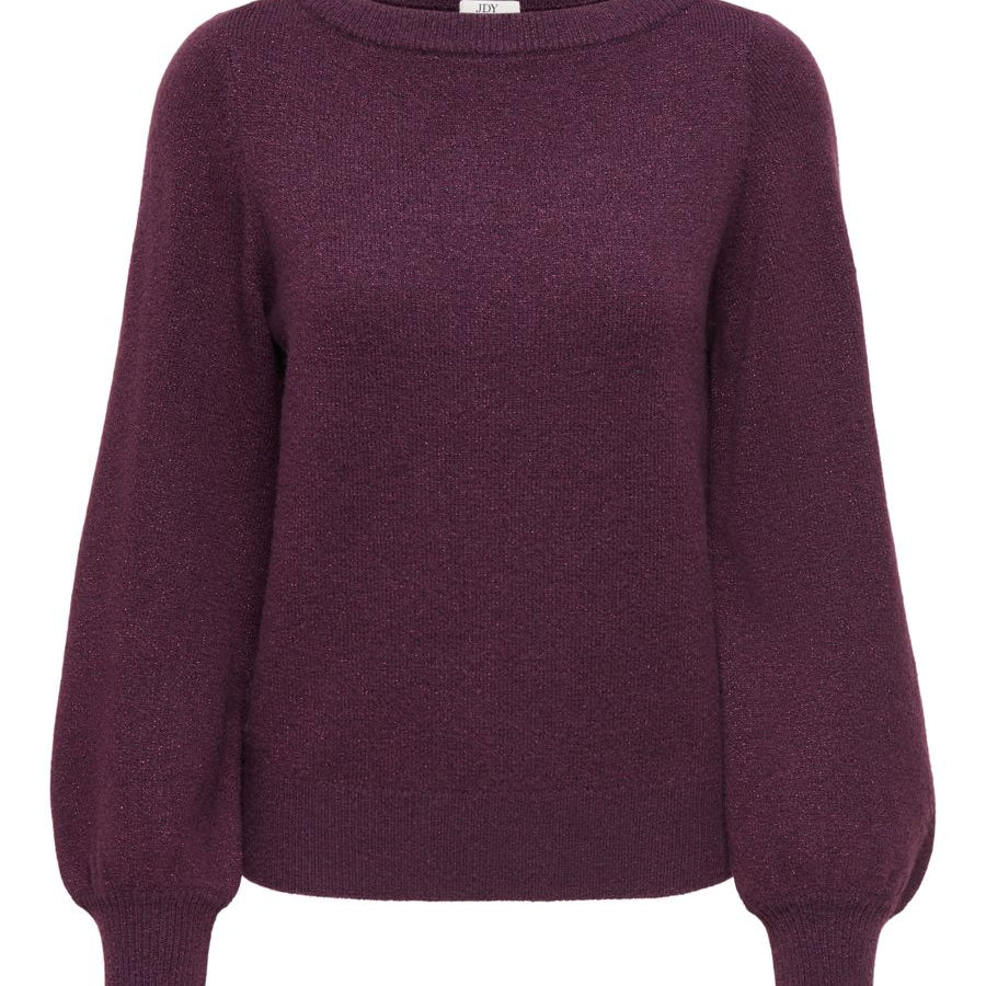 JDYRUE GLITTER L/S BOAT PULLOVE KNT NOOS