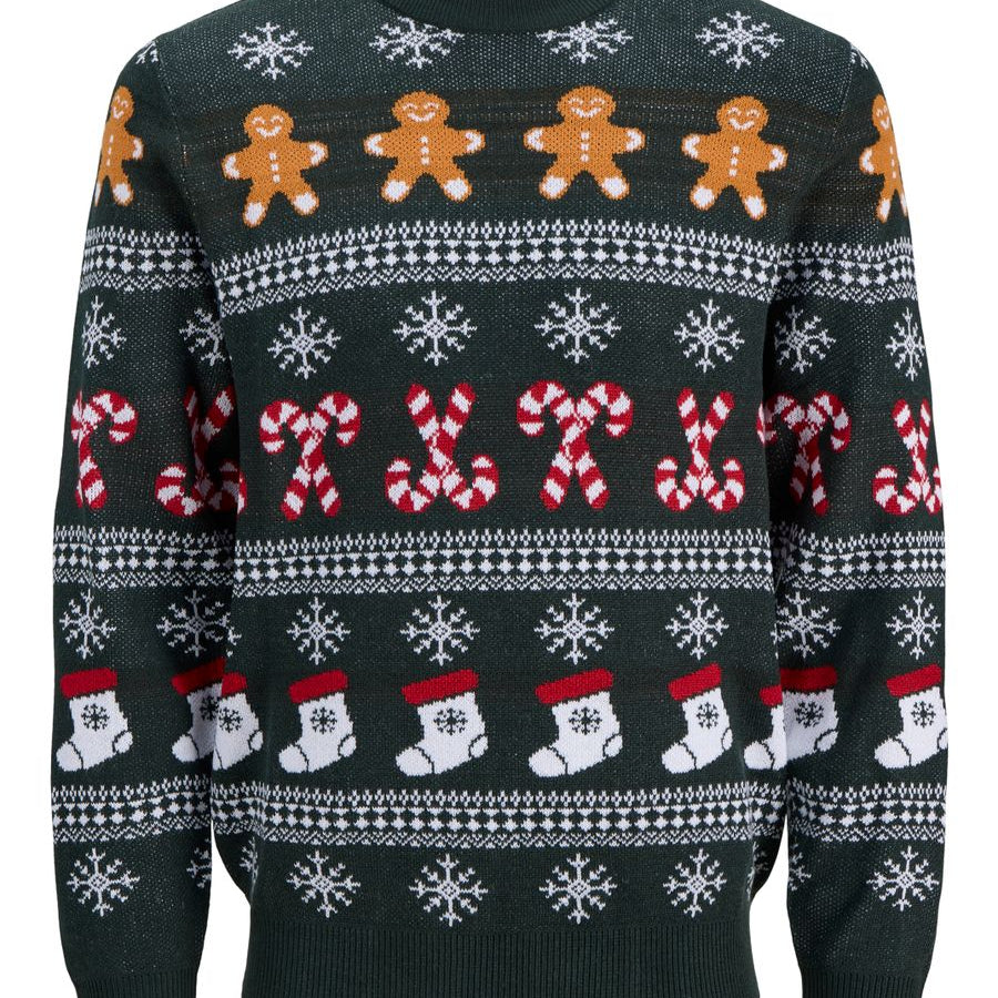 JJXMAS SANTA KNIT CREW NECK