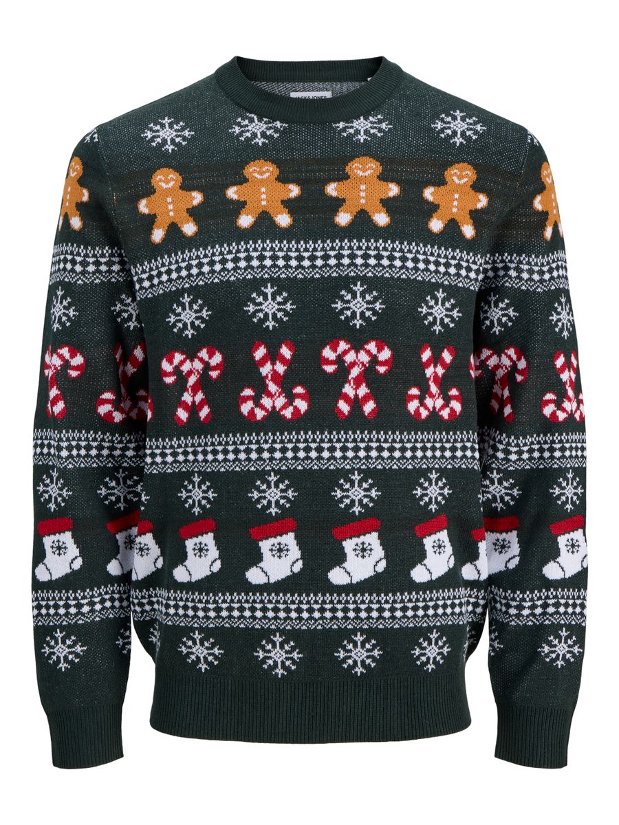 JJXMAS SANTA KNIT CREW NECK