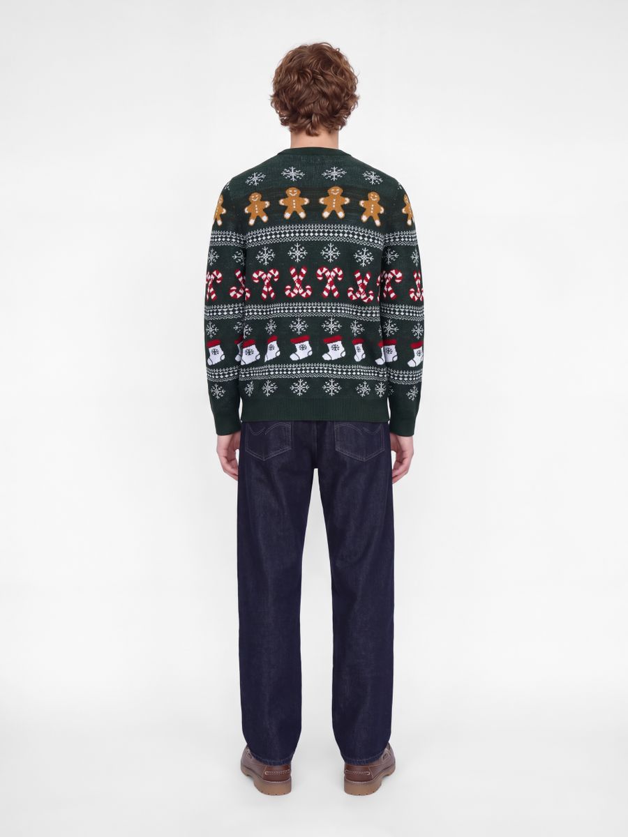 JJXMAS SANTA KNIT CREW NECK