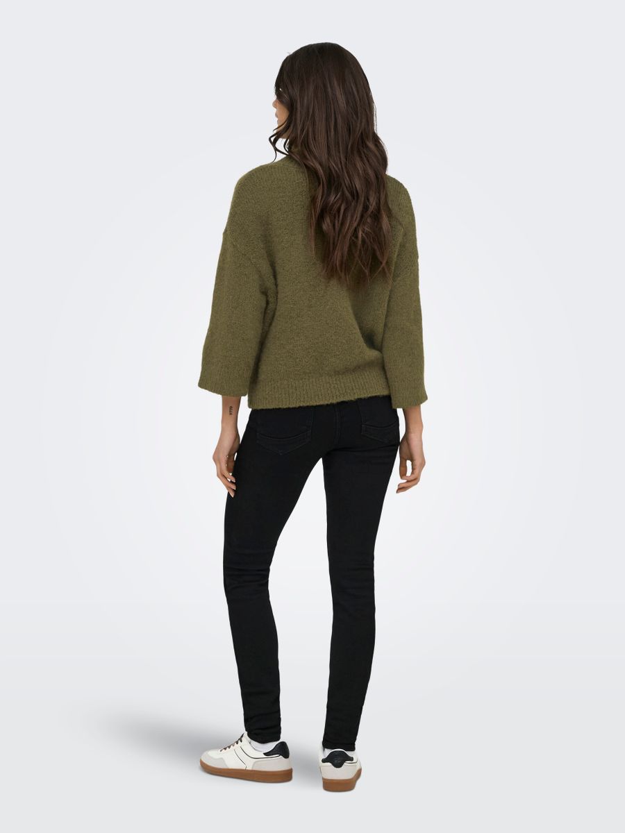 ONLMAGGIE 3/4 WIDE ZIP CARDI CC KNT